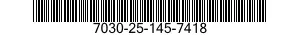 7030-25-145-7418 DISK PROGRAM,AUTOMATIC DATA PROCESSING 7030251457418 251457418