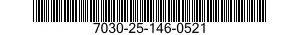 7030-25-146-0521 DISK PROGRAM,AUTOMATIC DATA PROCESSING 7030251460521 251460521