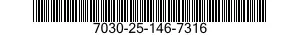 7030-25-146-7316 SOFTWARE KIT 7030251467316 251467316