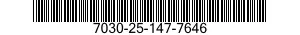 7030-25-147-7646 DISK PROGRAM,AUTOMATIC DATA PROCESSING 7030251477646 251477646