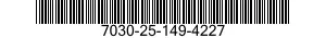 7030-25-149-4227 DISK PROGRAM,AUTOMATIC DATA PROCESSING 7030251494227 251494227