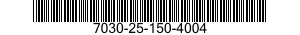 7030-25-150-4004 DISK PROGRAM,AUTOMATIC DATA PROCESSING 7030251504004 251504004