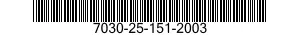 7030-25-151-2003 SOFTWARE KIT 7030251512003 251512003