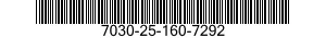 7030-25-160-7292 SOFTWARE KIT 7030251607292 251607292