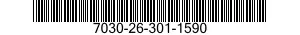 7030-26-301-1590 DISK PROGRAM,AUTOMATIC DATA PROCESSING 7030263011590 263011590