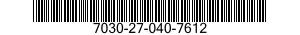 7030-27-040-7612 SOFTWARE KIT 7030270407612 270407612
