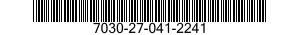 7030-27-041-2241 SOFTWARE KIT 7030270412241 270412241