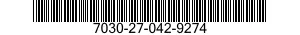 7030-27-042-9274 SOFTWARE KIT 7030270429274 270429274
