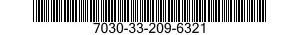 7030-33-209-6321 DISK PROGRAM,AUTOMATIC DATA PROCESSING 7030332096321 332096321