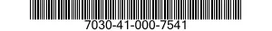 7030-41-000-7541 DISK PROGRAM,AUTOMATIC DATA PROCESSING 7030410007541 410007541