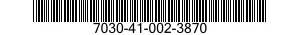 7030-41-002-3870 SOFTWARE KIT 7030410023870 410023870