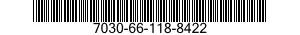 7030-66-118-8422 TAPE PROGRAM,AUTOMATIC DATA PROCESSING 7030661188422 661188422