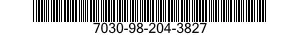 7030-98-204-3827 DISK PROGRAM,AUTOMATIC DATA PROCESSING 7030982043827 982043827