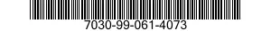 7030-99-061-4073 DISK PROGRAM,AUTOMATIC DATA PROCESSING 7030990614073 990614073