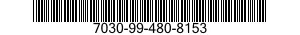 7030-99-480-8153 DISK PROGRAM,AUTOMATIC DATA PROCESSING 7030994808153 994808153