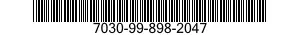 7030-99-898-2047 DISK PROGRAM,AUTOMATIC DATA PROCESSING 7030998982047 998982047