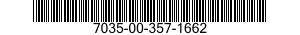 7035-00-357-1662  7035003571662 003571662