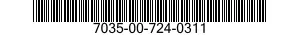 7035-00-724-0311  7035007240311 007240311
