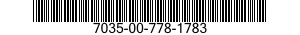 7035-00-778-1783  7035007781783 007781783