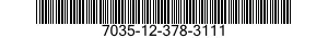 7035-12-378-3111 INSTALLATION KIT,ELECTRONIC EQUIPMENT 7035123783111 123783111