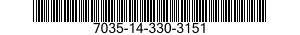 7035-14-330-3151  7035143303151 143303151