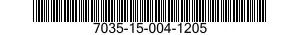 7035-15-004-1205 CONTROL,INDICATOR 7035150041205 150041205