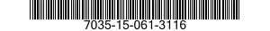7035-15-061-3116 INDICATOR CONTROL GROUP 7035150613116 150613116