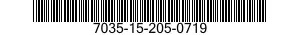 7035-15-205-0719 DIGITAL DATA SET 7035152050719 152050719