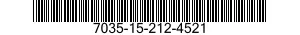 7035-15-212-4521 SCHEDA PARALLELA 1P 7035152124521 152124521