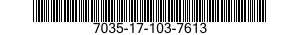 7035-17-103-7613 SPLITSMACHINE, FORM 7035171037613 171037613
