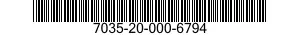 7035-20-000-6794 SERVER,AUTOMATIC DATA PROCESSING 7035200006794 200006794