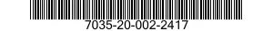 7035-20-002-2417 SERVER,AUTOMATIC DATA PROCESSING 7035200022417 200022417