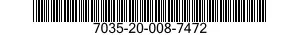 7035-20-008-7472  7035200087472 200087472