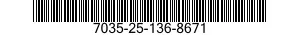 7035-25-136-8671 DIGITAL DATA SET 7035251368671 251368671