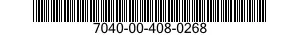 7040-00-408-0268  7040004080268 004080268