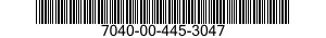 7040-00-445-3047  7040004453047 004453047