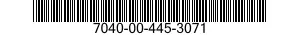7040-00-445-3071  7040004453071 004453071