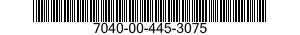 7040-00-445-3075  7040004453075 004453075