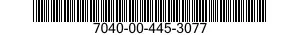 7040-00-445-3077  7040004453077 004453077