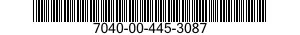 7040-00-445-3087  7040004453087 004453087