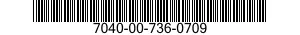 7040-00-736-0709  7040007360709 007360709