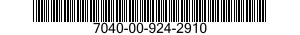 7040-00-924-2910 PROCESSOR-VERIFIER,COMPUTER 7040009242910 009242910