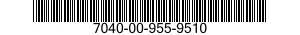 7040-00-955-9510  7040009559510 009559510