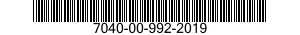 7040-00-992-2019  7040009922019 009922019