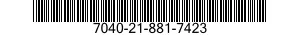 7040-21-881-7423  7040218817423 218817423