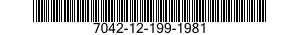 7042-12-199-1981 COMPUTER,DIGITAL 7042121991981 121991981