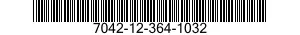 7042-12-364-1032 CONTROL,COMPUTER PROGRAMMER 7042123641032 123641032