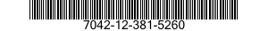 7042-12-381-5260 CONTROL,COMPUTER PROGRAMMER 7042123815260 123815260