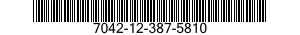 7042-12-387-5810 CONTROL,COMPUTER PROGRAMMER 7042123875810 123875810