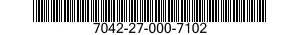 7042-27-000-7102 ADAPTER,MICROCIRCUIT PROGRAMMER 7042270007102 270007102